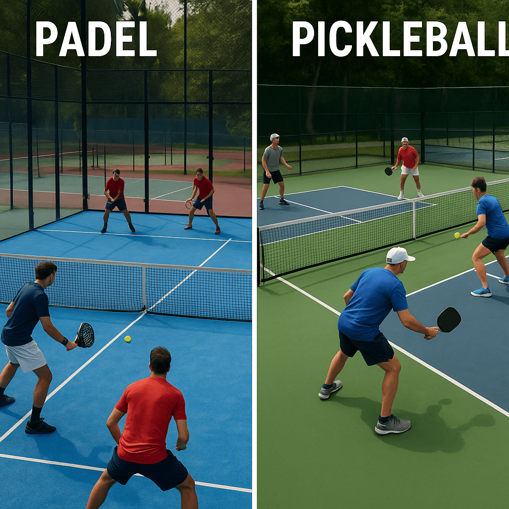 Padel vs Pickleball: What's the Difference (And Which is Better)? - Six Zero padel