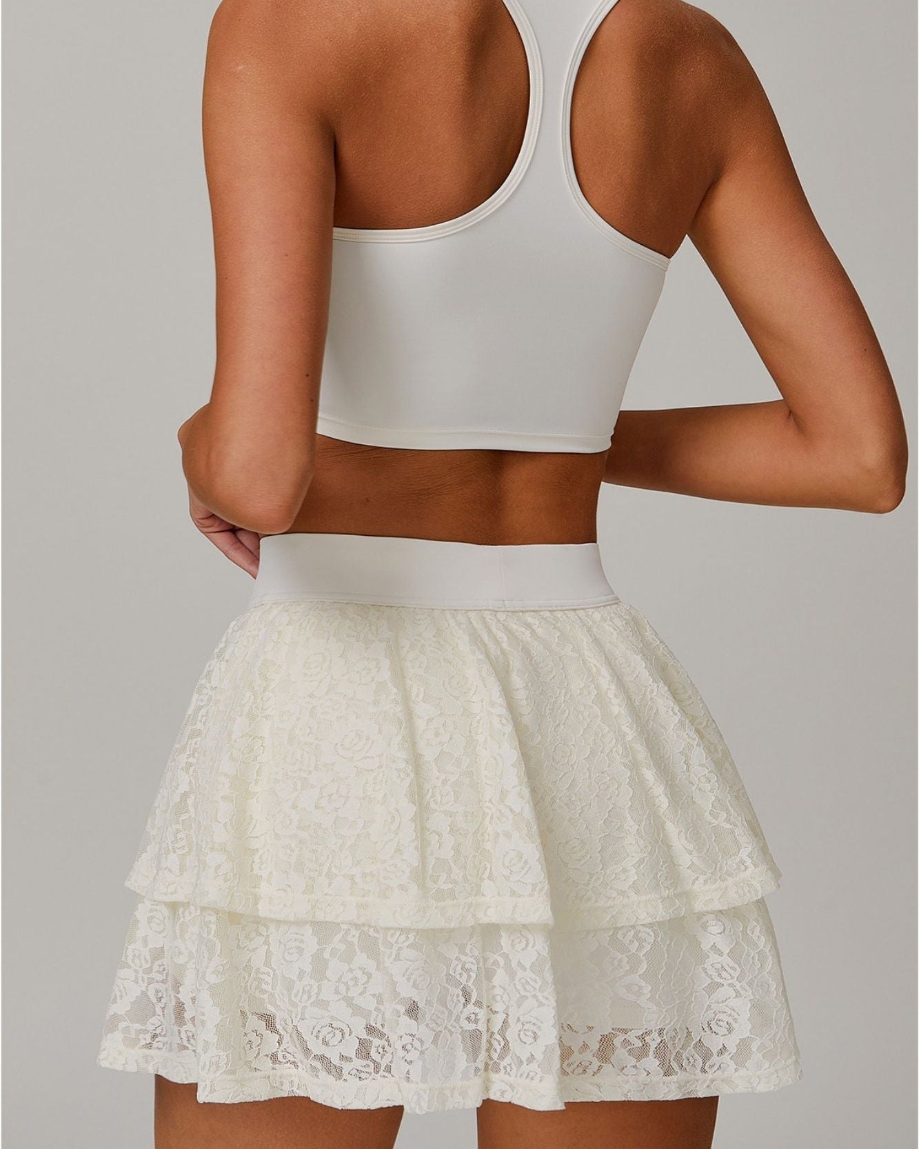 ELA padel bra top and skirt set My Store