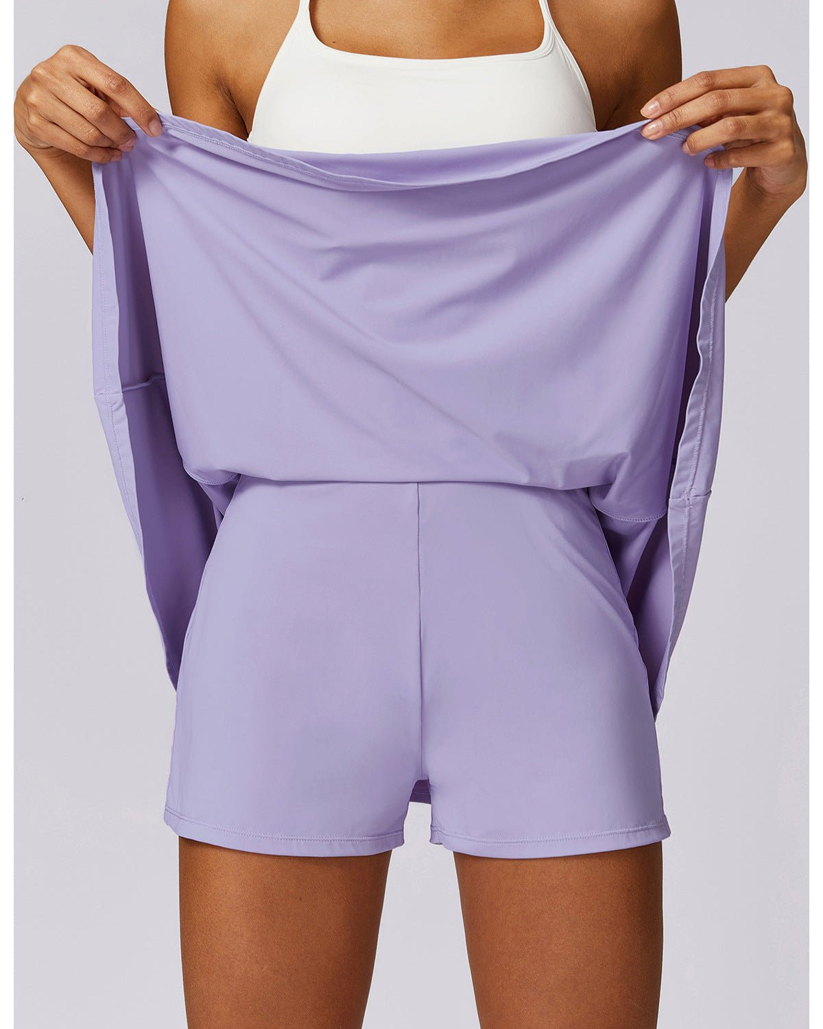 Blue long sleeves top & skirt set - Six Zero padel
