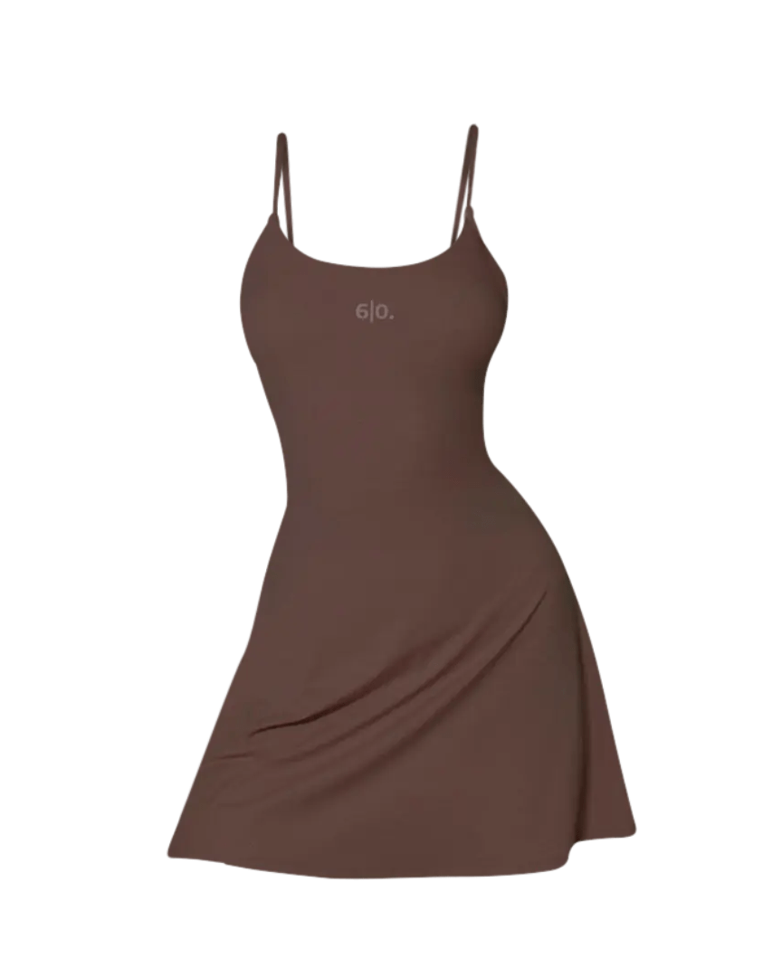 Blue Slimming effect padel dress - Six Zero padel