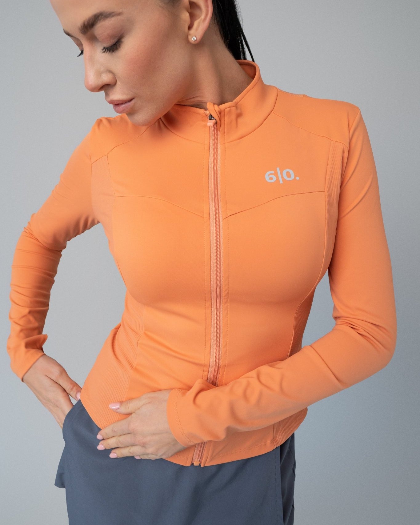 Blue soft material jacket - Six Zero padel