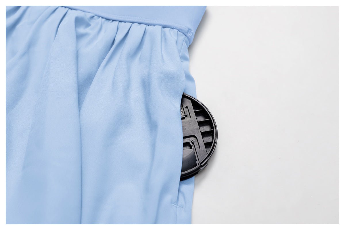 NOA padel bra top and skirt set (with flower) - Six Zero padel