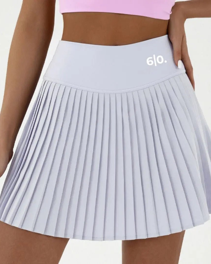 Purple Long style pleated skirt for padel tennis - Six Zero padel