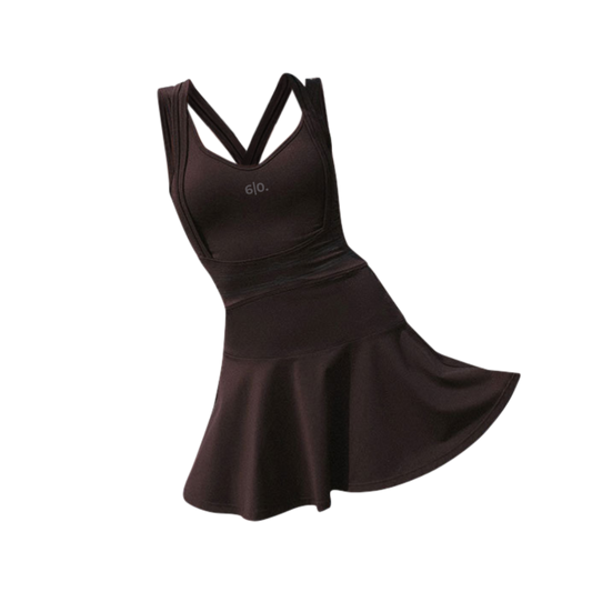 Black stylish padel dress