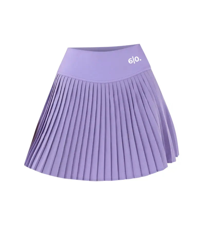 Blue Long style pleated skirt My Store