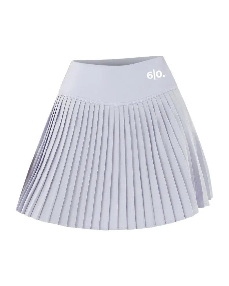 Blue Long style pleated skirt My Store