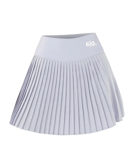 Blue Long style pleated skirt My Store