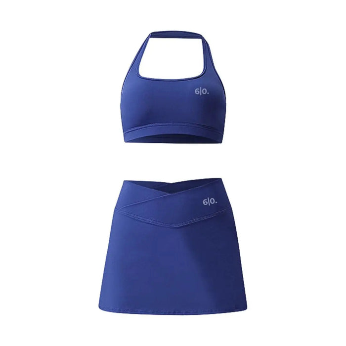 Modern design blue skirt and bra set My Store