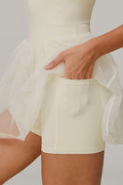 ZIA transparent skirt material padel dress My Store