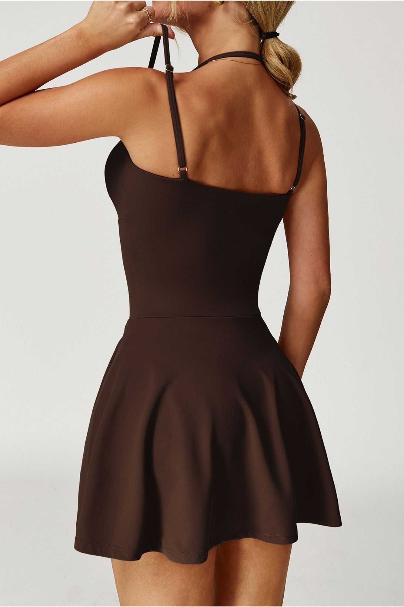 OLA transparent skirt material padel dress My Store