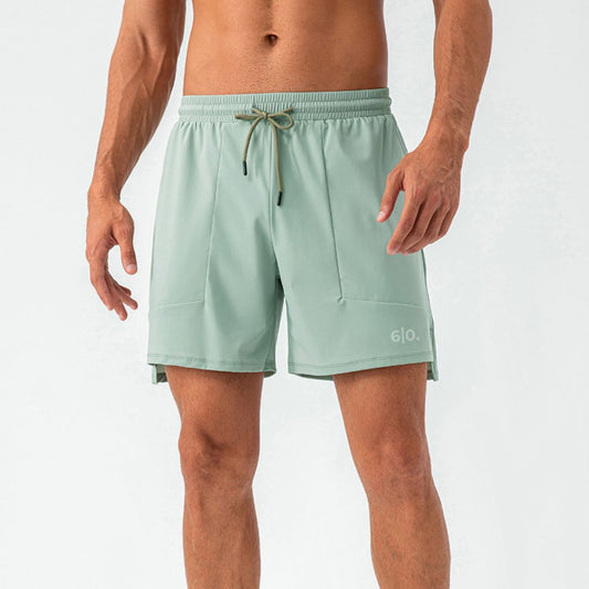 Mint light material padel shorts for men