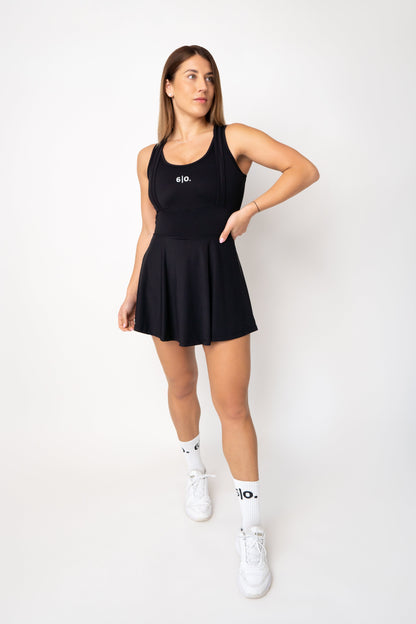 Black stylish padel dress