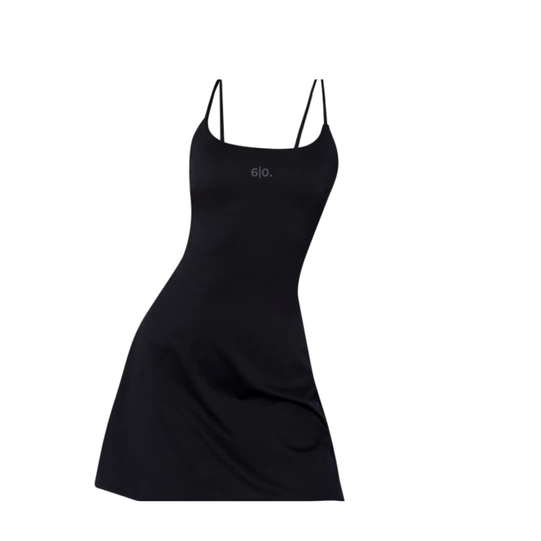 Blue Slimming effect padel dress - Six Zero padel