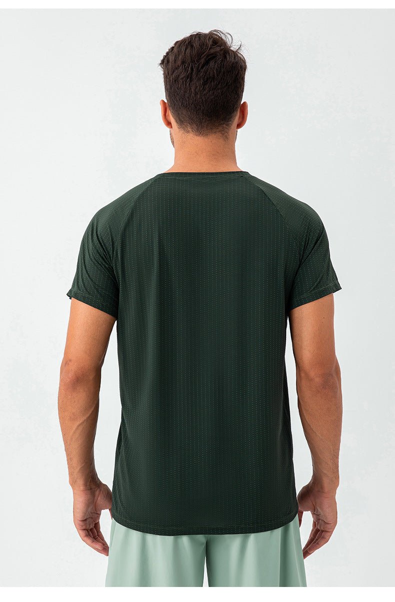 ELEM dark green padel t-shirts for men - Six Zero padel