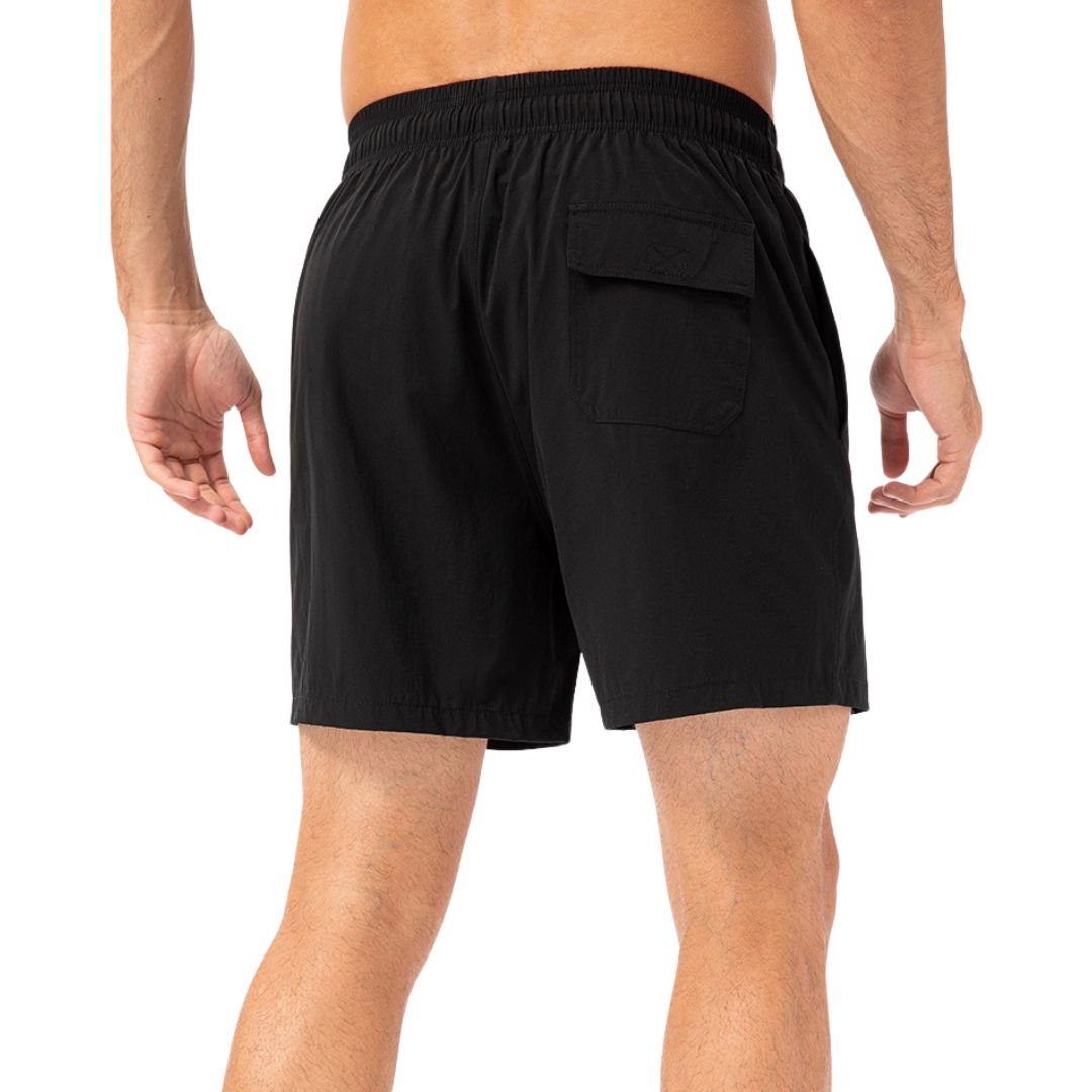 Green easy care material padel shorts for men - Six Zero padel