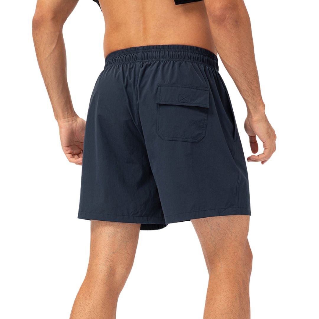 Green easy care material padel shorts for men - Six Zero padel