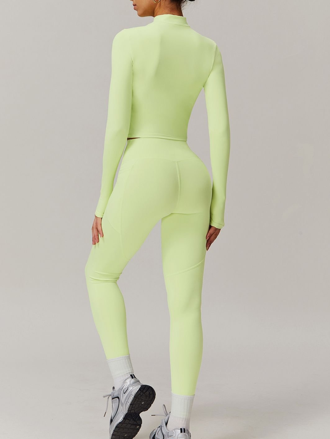 KIRA black jacket and tights set - Six Zero padel