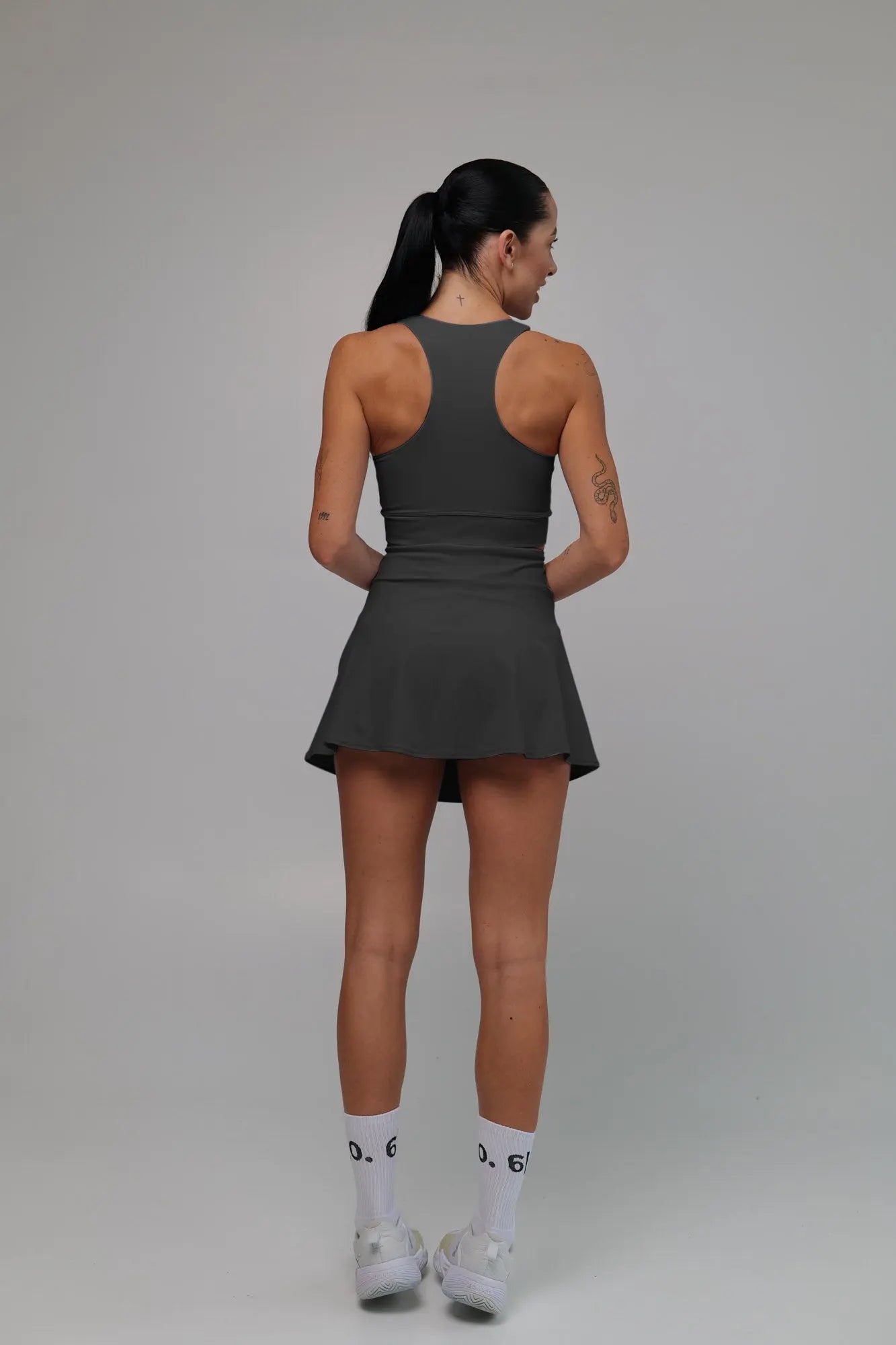 Purple Slimming design bra and skirt set - Six Zero padel