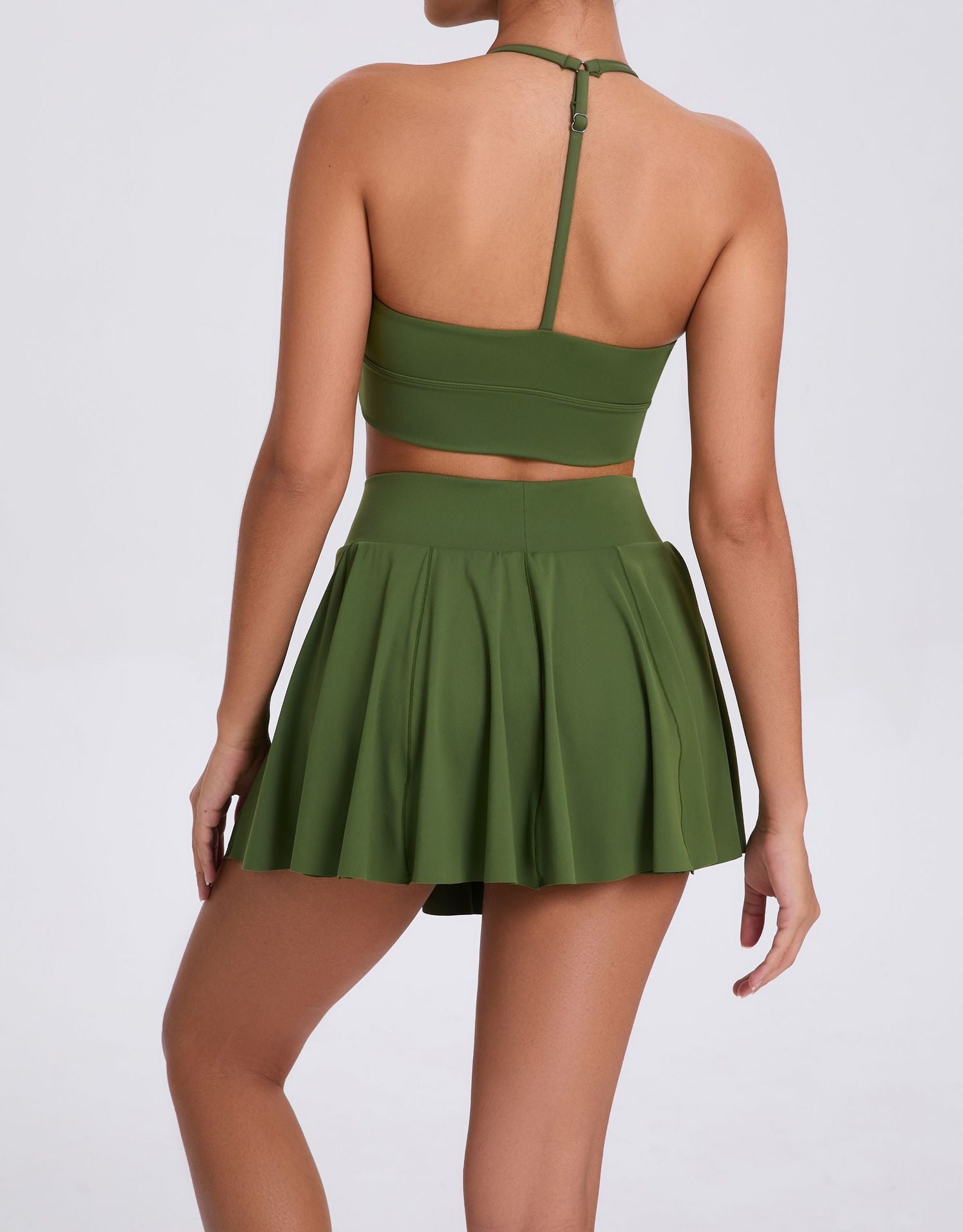 RIVA white bra and skirt set - Six Zero padel