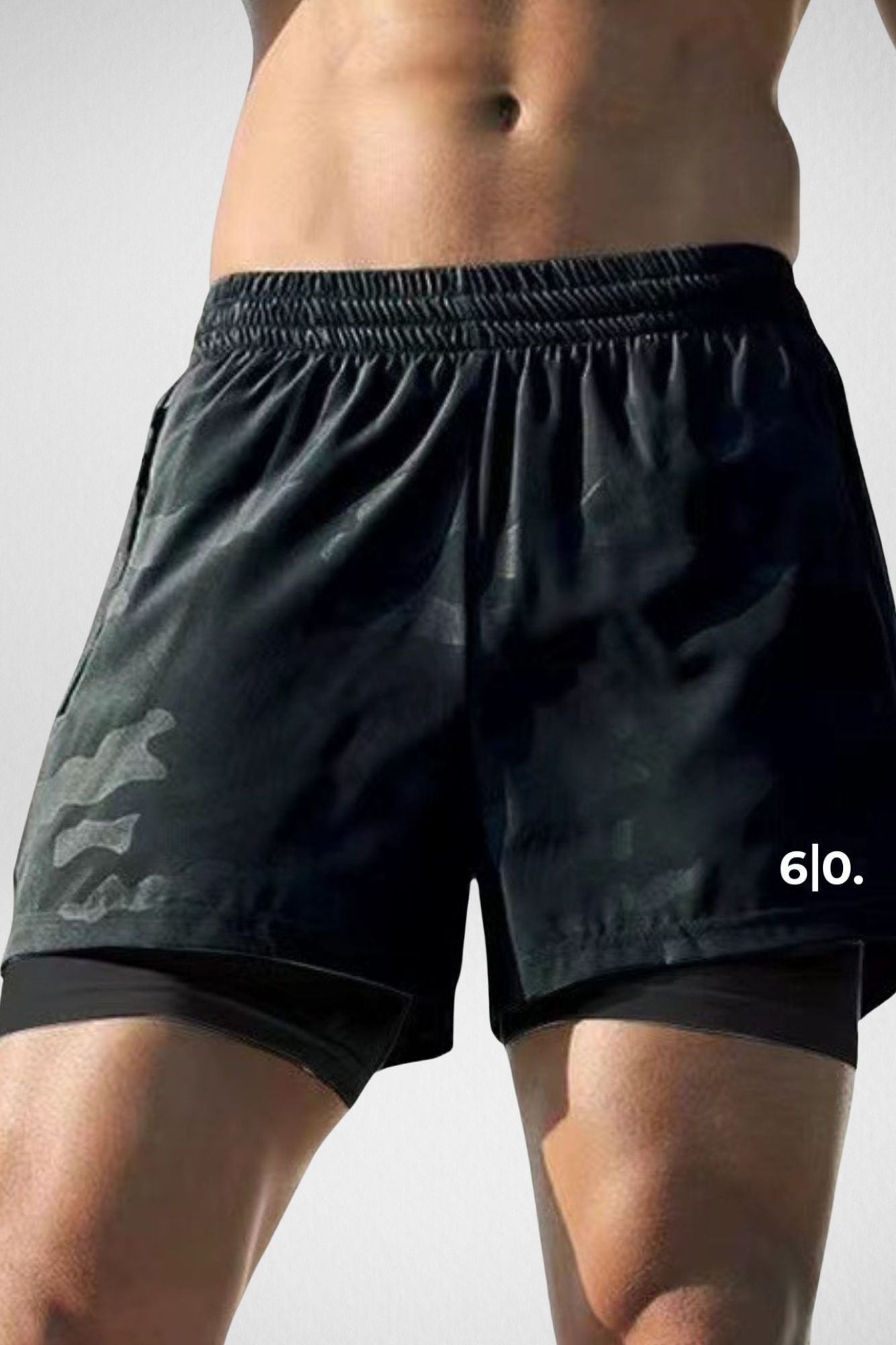SKAI grey padel shorts for men - Six Zero padel